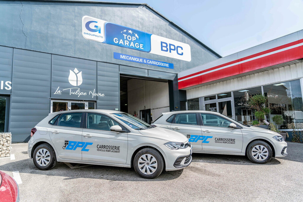 Véhicule de prêt pour toute prestation chez BPC garage